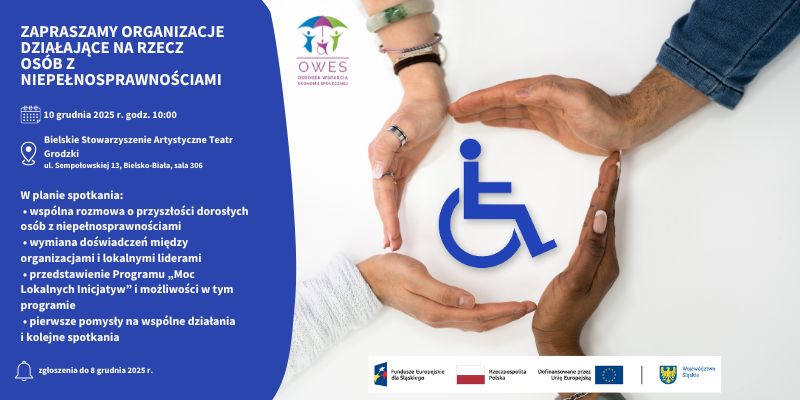 Spotkanie dla NGO działających na rzecz osób z niepełnosprawnościami 