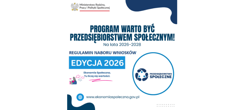 Warto być Przedsiębiorstwem Społecznym – nowy Regulamin jest już dostępny