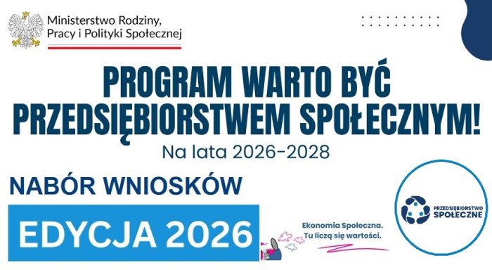 Program “Warto być Przedsiębiorstwem Społecznym” – zapraszamy do składania wniosków