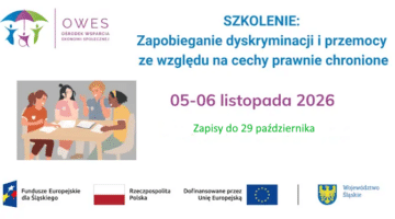 Szkolenie ,,Zapobieganie dyskryminacji i przemocy ze względu na cechy prawnie chronione”